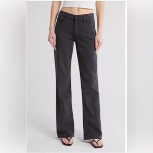 MOTHER Women's Straight Leg Jeans - Charcoal